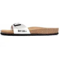 Bayton Zapatos abiertos 'Zephyr ' negro / blanco moteado