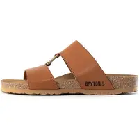 Bayton Zapatos abiertos 'Navia' cognac / negro