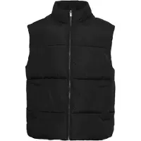 !Solid Chaleco 'leo' negro