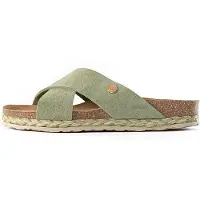 Bayton Zapatos abiertos 'Burgos' marrón / caqui