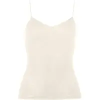 Hanro Top 'Woolen Silk' offwhite