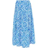 IZIA Falda azul / blanco