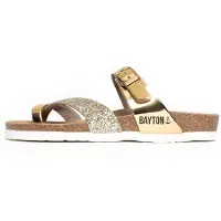 Bayton Zapatos abiertos 'Diane' oro / plata