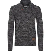 !Solid Jersey 'Phil' gris moteado / negro