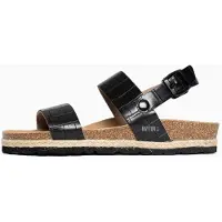 Bayton Sandalias con hebilla 'Tone' negro