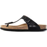 Bayton Zapatos abiertos 'Mercure' gris / negro