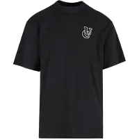 Urban Classics Camiseta 'Shiny' gris claro / negro