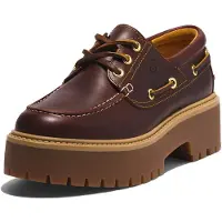 Timberland Zapatos con cordón 'Stone Street 3 Eye' marrón / caramelo / marrón oscuro