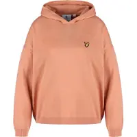 Lyle & Scott Knitted Hoodie W795 Dusty Peach Talla: 6 | Sudaderas con Capucha Outlet | Mujer | Naranja