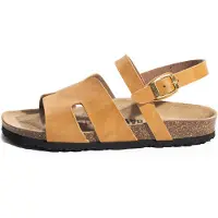 Bayton Sandalias 'WARHOL' marrón / amarillo