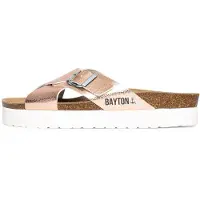 Bayton Zapatos abiertos 'Ajax' oro rosa / rosa / negro