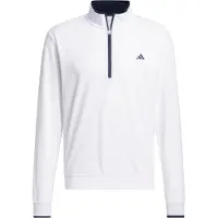 Adidas Camiseta funcional 'Lightweight Half-Zip' negro / blanco