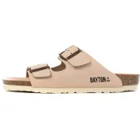 Bayton Zapatos abiertos rosa pastel / negro