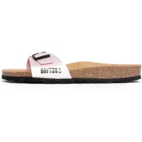 Bayton Zapatos abiertos 'Zephyr' beige / rosa / negro