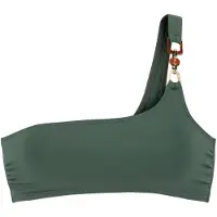 LASCANA Top de bikini 'Yves' verde oscuro