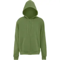 Colina Sudadera con cremallera verde