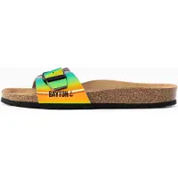 Bayton Zapatos abiertos verde / naranja