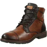 Pikolinos para hombre. M2M-8156C1 Botines de piel York marrón (43), Plano, Cremallera, Casual, Imitación cuero, outlet 2026.