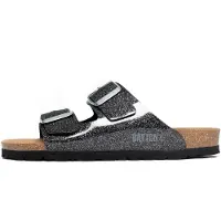 Bayton Zapatos abiertos 'Atlas' azul ahumado / negro / plata