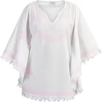 Usha Capa rosa / blanco