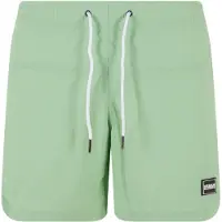 Urban Classics Bermudas verde / negro / blanco