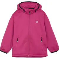Color Kids Chaqueta funcional rosa oscuro / blanco