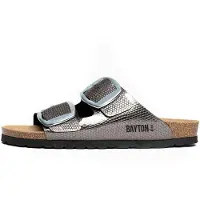 Bayton Zapatos abiertos 'Alicante' gris / negro