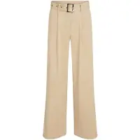 Karl Lagerfeld Cotton Blend Pants Beige Talla: 42 | Pantalones Formales Outlet | Mujer | Marrón