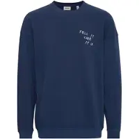 !Solid Sudadera ' Ingvor ' navy / blanco