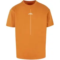 Merchcode Camiseta 'Think Different' naranja / blanco
