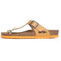 Bayton Sandalias de dedo 'Mercure' marrón claro / negro