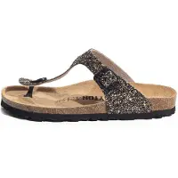 Bayton Sandalias de dedo 'Melia' bronce / oro / negro
