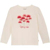 Minymo Camiseta crema / rojo