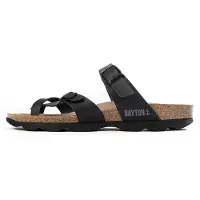 Bayton Zapatos abiertos 'Diane' piedra / negro