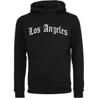 Mister tee Sudadera 'Los Angeles' negro / blanco