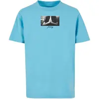 Mister tee Camiseta 'Pray' azul / gris / negro / blanco