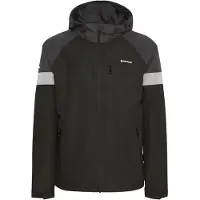 North Bend Chaqueta funcional 'Tompkins' gris / antracita / negro / blanco