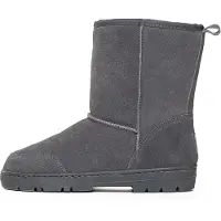 Gooce Botas de nieve gris oscuro
