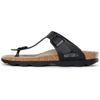 Bayton Sandalias de dedo 'Mercure' negro