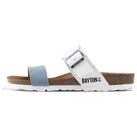 Bayton Zapatos abiertos 'Valence' azul denim / blanco