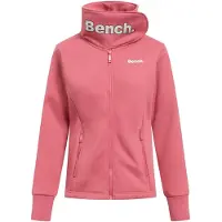 Bench Sudadera con cremallera 'Haylo' rosa / blanco