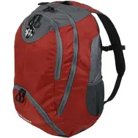 Polar Husky Mochila deportiva 'Sparky' gris / rojo
