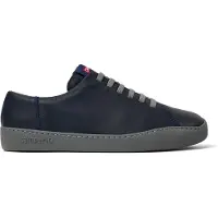 Camper para hombre. K100479-051 Zapatillas de piel Peu Touring marino (42), Plano, Cordones, Casual, outlet 2026.