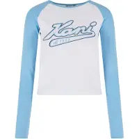 Karl kani Camiseta azul claro / negro / blanco