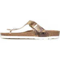 Bayton Sandalias de dedo 'Mercure' beige / chamois