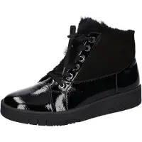 Waldlaufer Botas 'Stiefel Damen 754801-200-001 Lackleder in schwarz' negro