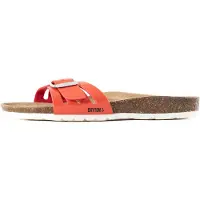 Bayton Zapatos abiertos 'Athena' rojo claro / negro