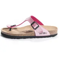 Bayton Sandalias de dedo 'Melia' rosa / negro