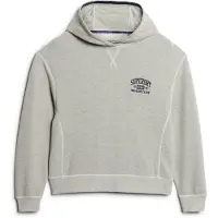 Superdry para mujer. W2012071A Sudadera con capucha Athletic Essential gris (L), Casual, Algodón, Manga larga, outlet 2026.