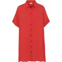 LASCANA Vestido camisero rojo